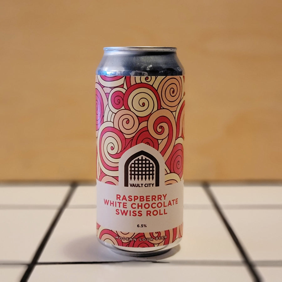 Vault City, Raspberry White Chocolate Swiss Roll, Pastry Sour, 6.5%