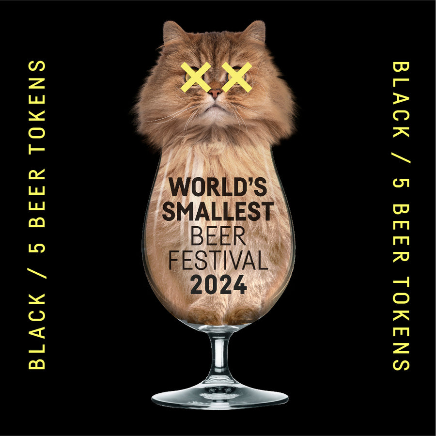 World's Smallest Beer Festival 2024, BLACK (x5 BEER TOKENS)