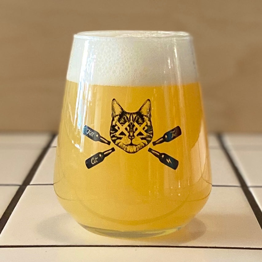 Kill The Cat Branded Glass